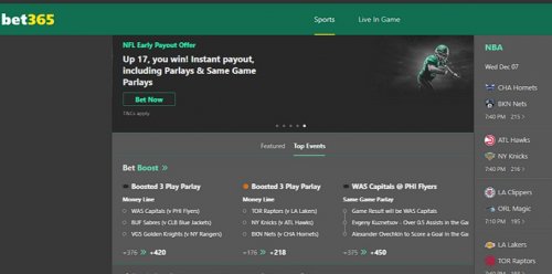 Sports in Bet365